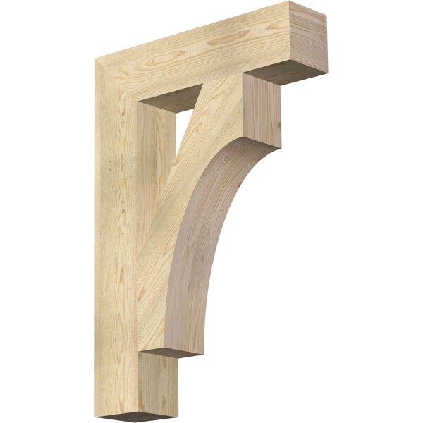 Ekena Millwork Westlake Block Rough Sawn Bracket, Douglas Fir, 6"W x 26"D x 38"H BKT06X26X38WTL05RDF - main
